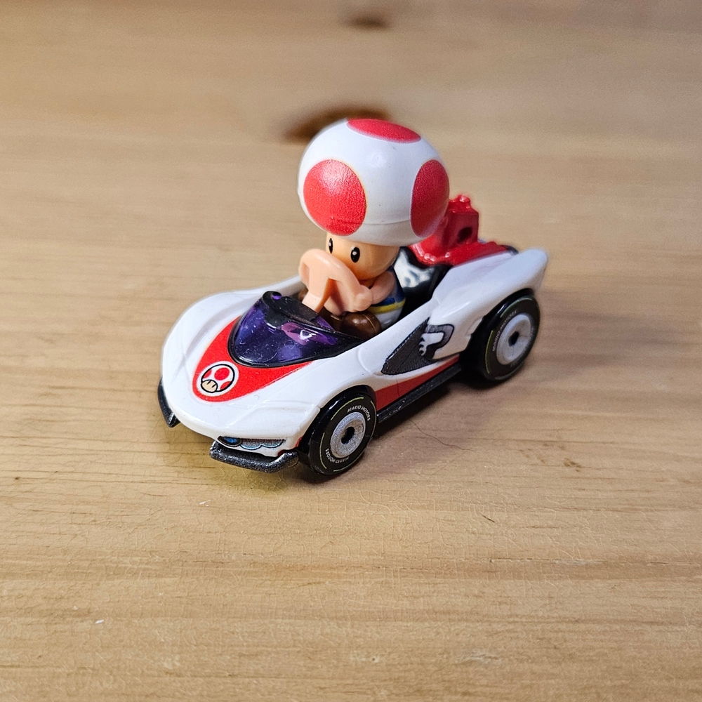 Nintendo Toad Racer Toy - Red & White